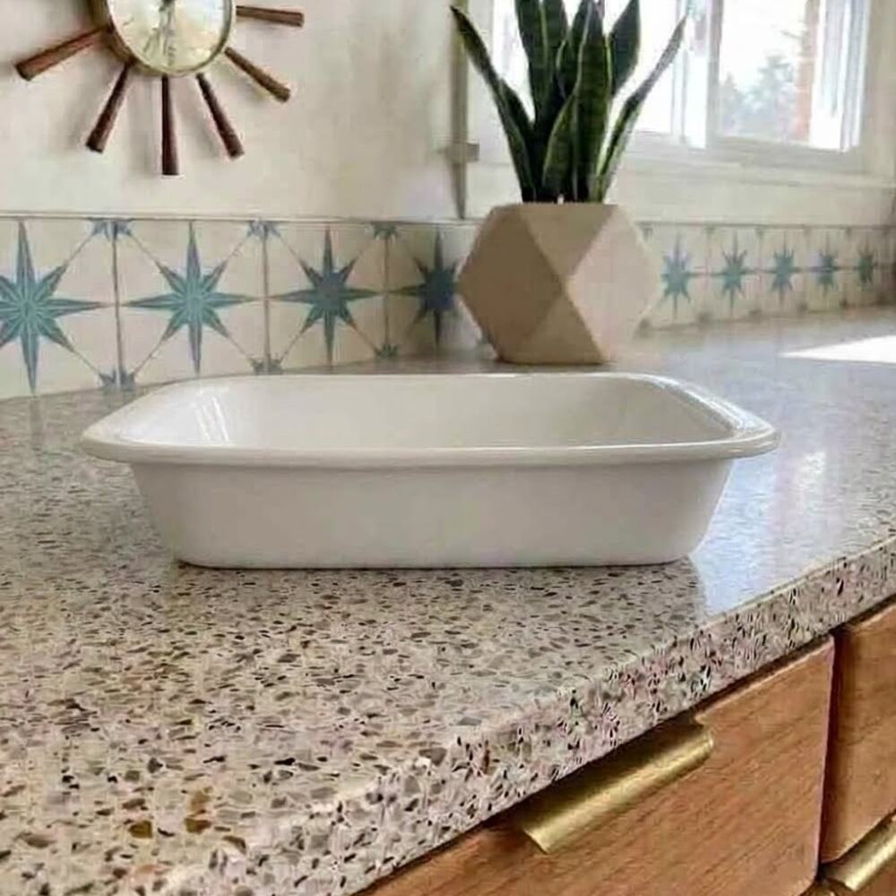 Vintage Corning Ware Just White A-18 Rectangular Casserole Dish